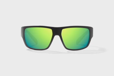 Bajio Piedra Black Matte / Green Mirror Glass