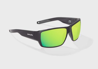 Bajio Vega Black Matte / Green Mirror Glass