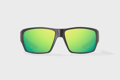 Bajio Vega Black Matte / Green Mirror Glass