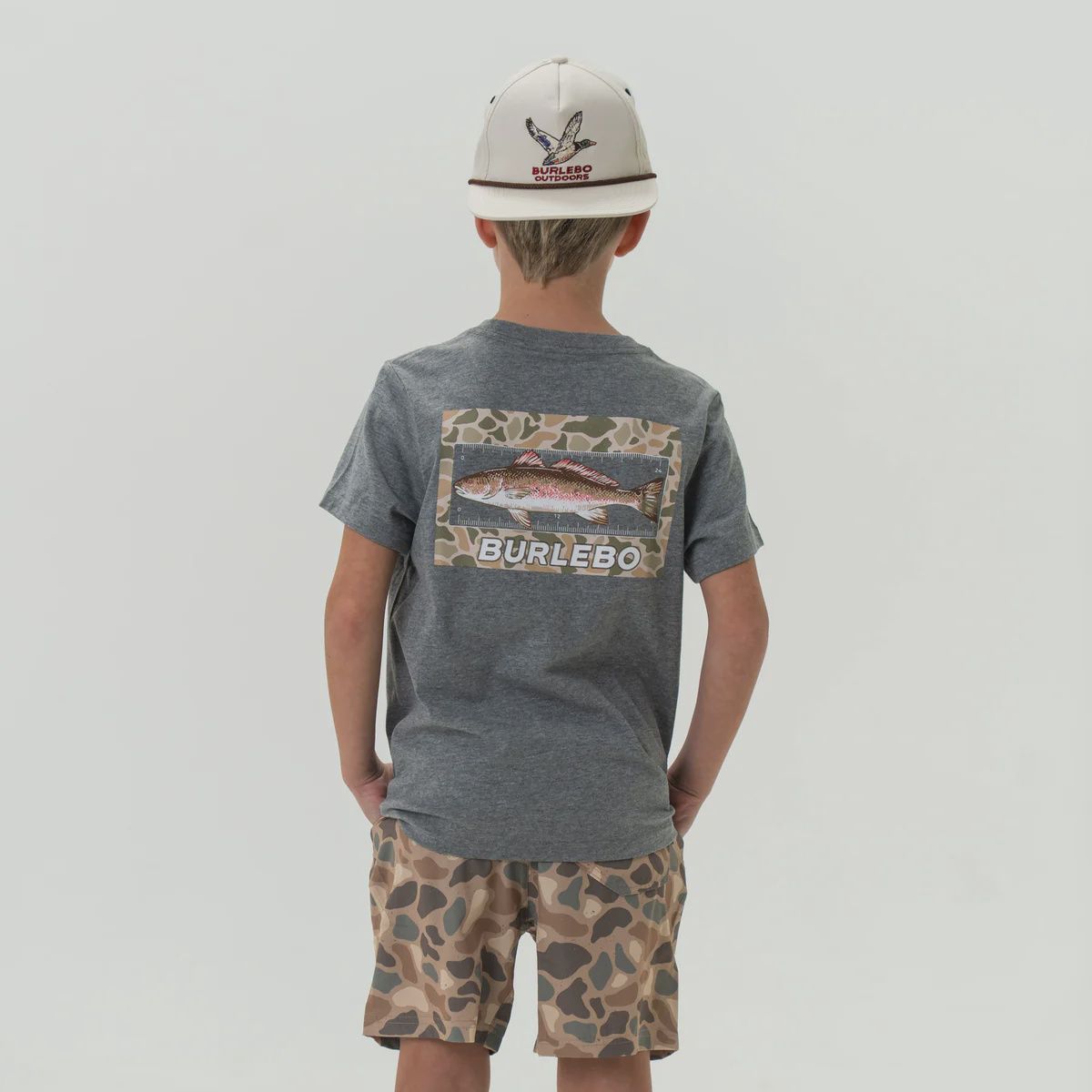 BURLEBO YOUTH KEEPER REDFISH TEE