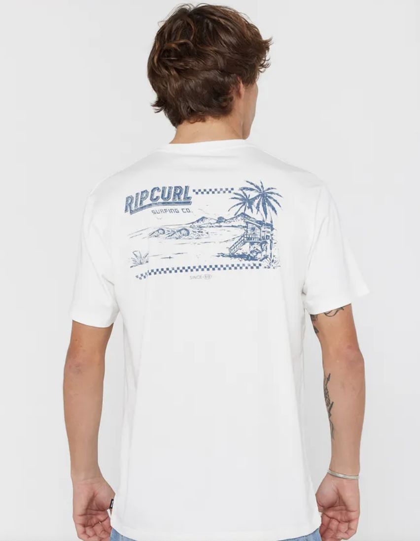 RIP CURL SPORT LINE F&amp;B SS TEE