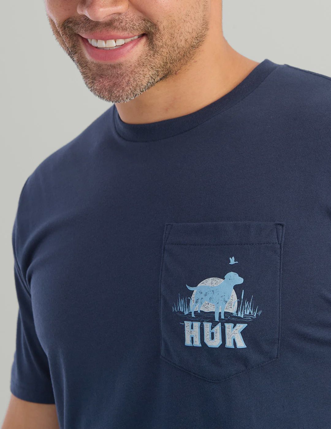HUK LAB POCKET TEE