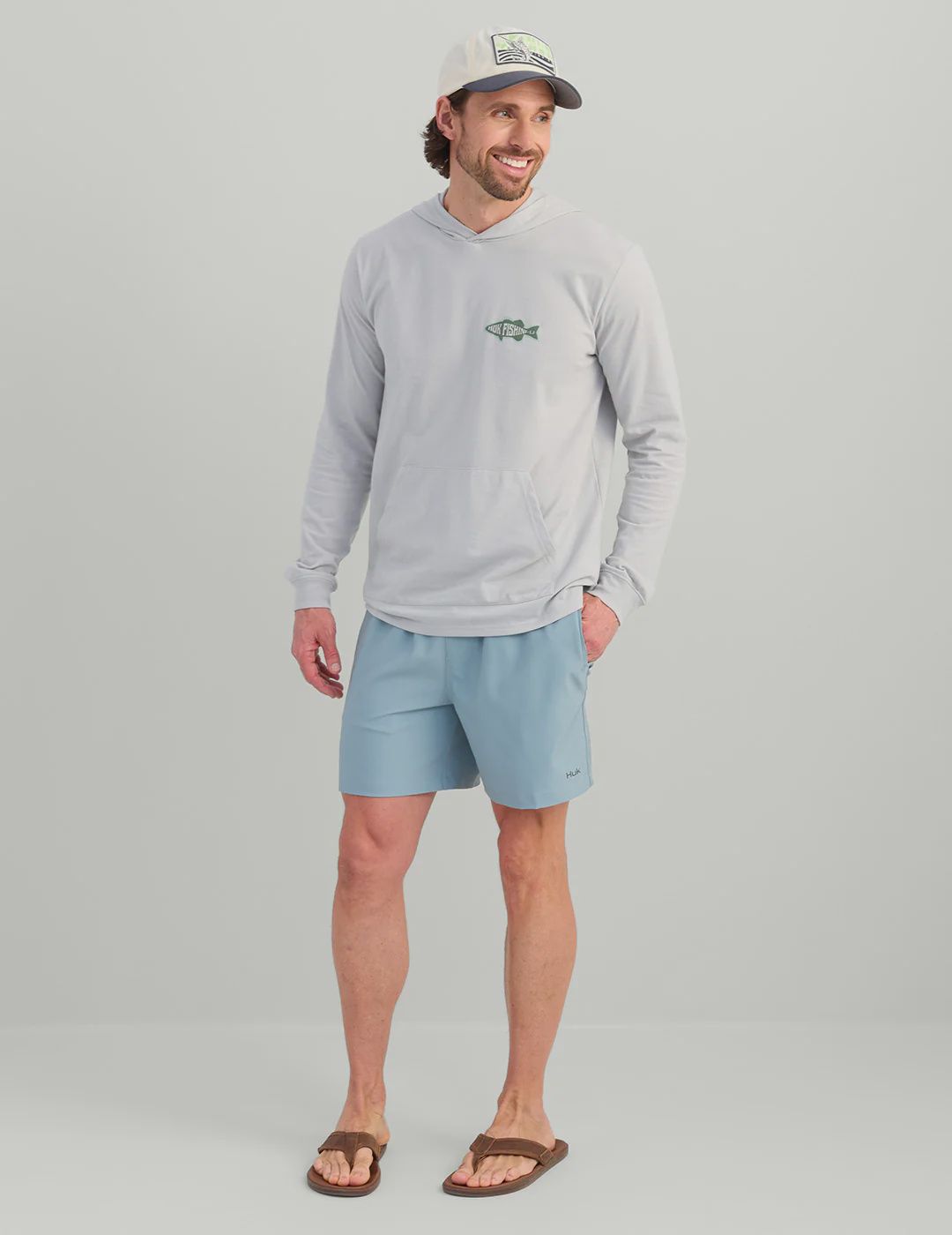 HUK BASS APPAREL HOODIE TEE