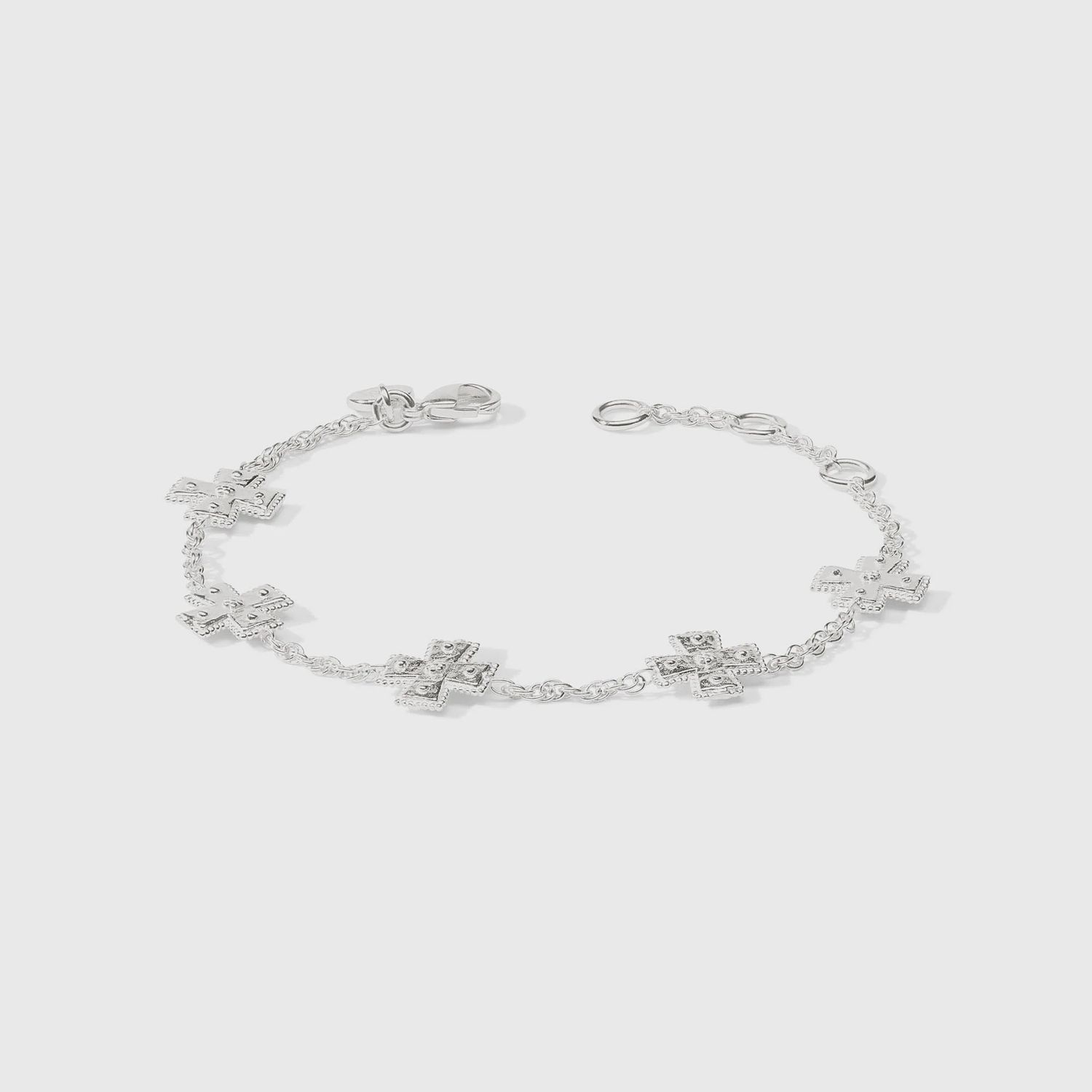 JULIE VOS Malta Canterbury Delicate Bracelet Silver