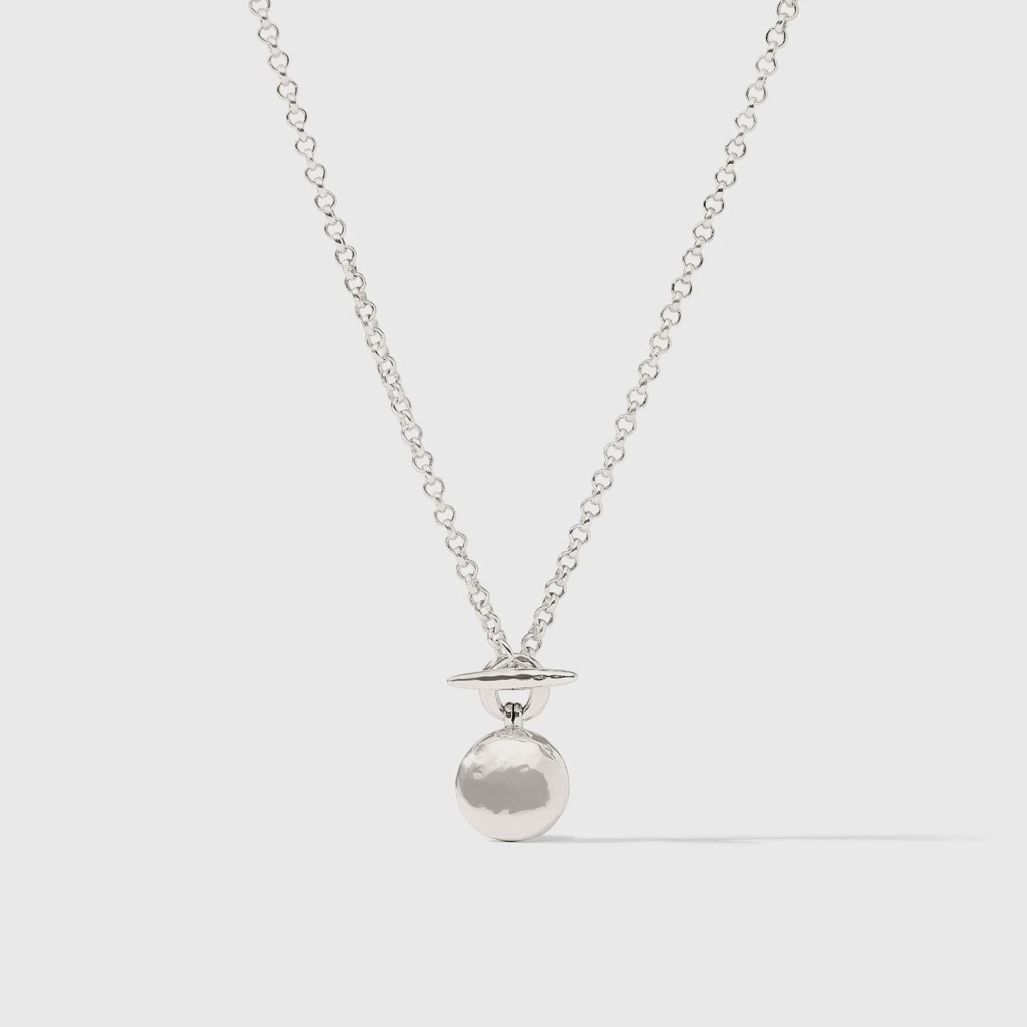 JULIE VOS Solara Delicate Necklace Silver