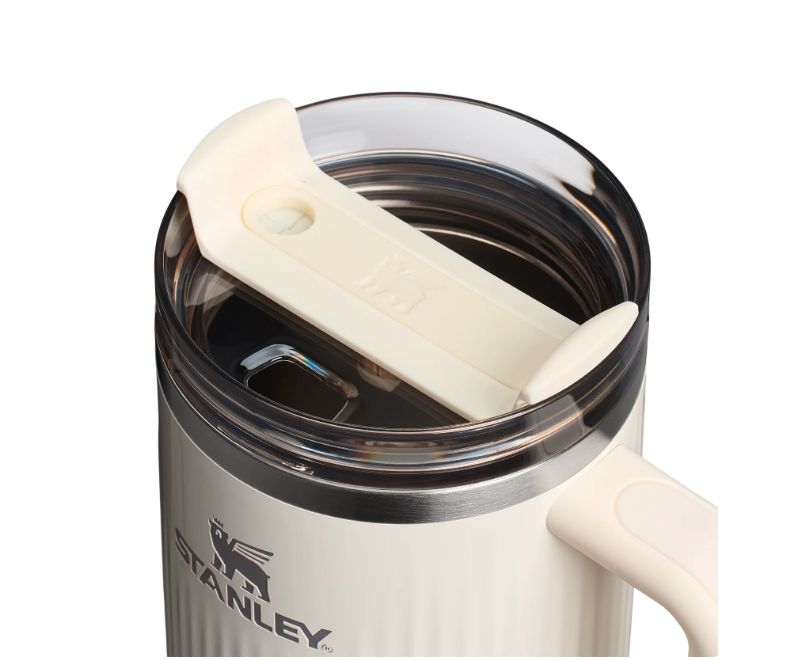 STANLEY THE QUENCHER H2.0 FLUTED TUMBLER | 40 OZ CREAM GLOSS