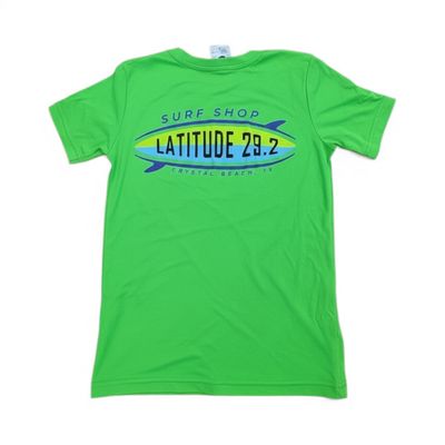 Modern Surfboard Logo Dry Fit - Kids