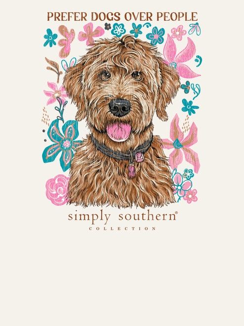 SIMPLY SOUTHERN YOUTH DOGPEOPLE LINEN LS