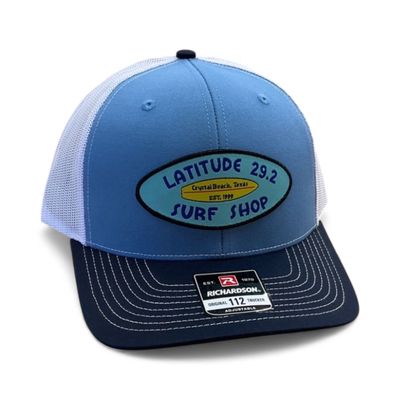 112 RICHARDSON OG LOGO COLUMBIA BLUE AND WHITE WITH NAVY BRIM