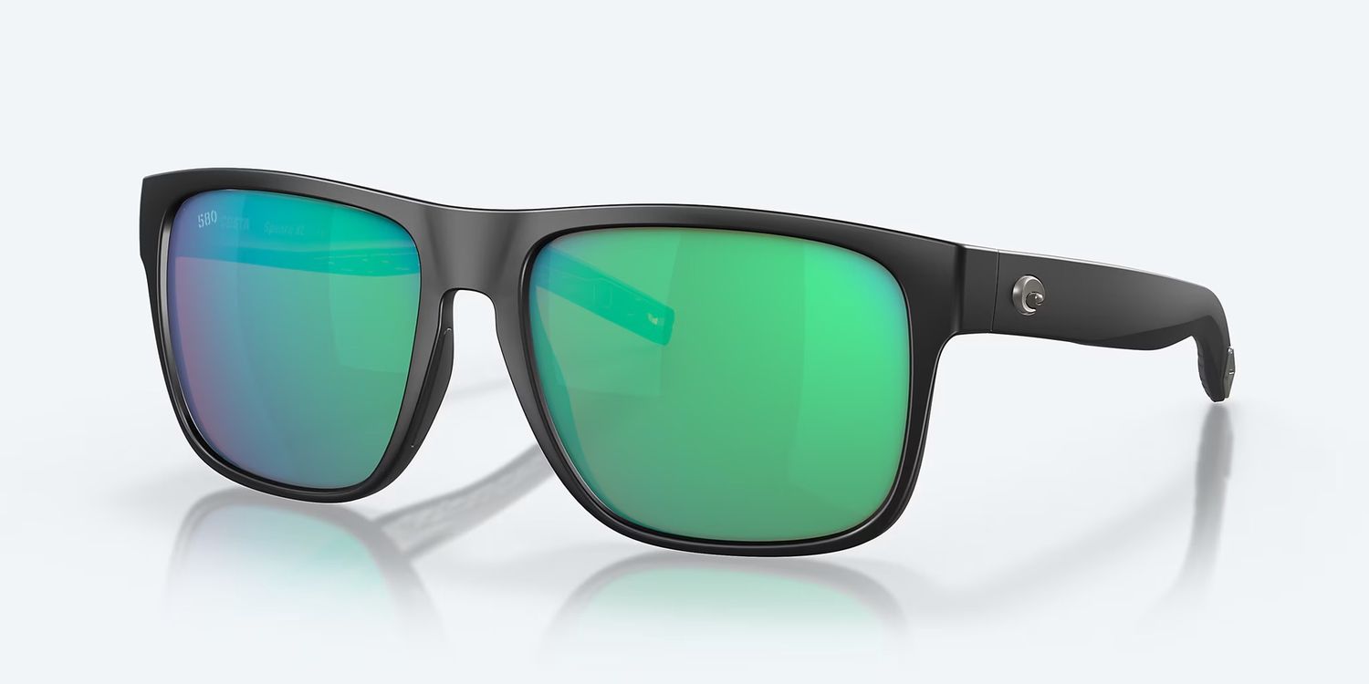 COSTA SPEARO XL 11 MATTE BLACK W/GREEN MIRROR 580G