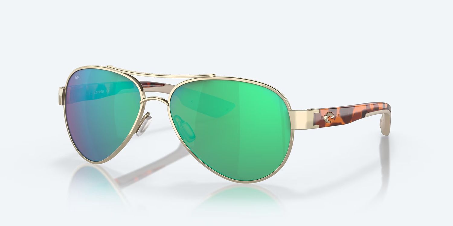 COSTA LORETO ROSE GOLD W/ GREEN MIRROR 580P