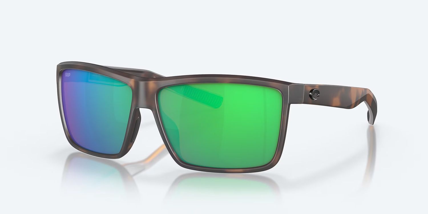 COSTA RINCONCITO MATTE TORTOISE W/ GREEN MIRROR 580P