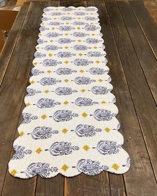 Blue and White Runner 4’ 3”