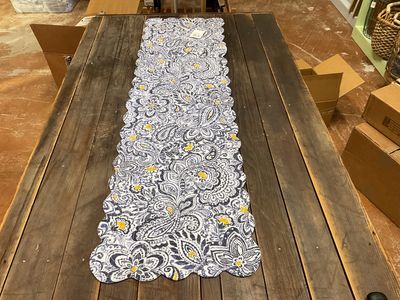 Blue and White Runner 4’ 3”