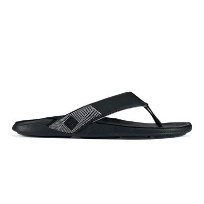 OLUKAI TUAHINE, Color: BLACK, Size: 12