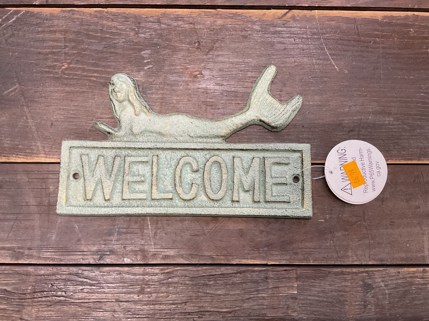 Metal Mermaid Welcome