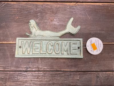 Metal Mermaid Welcome