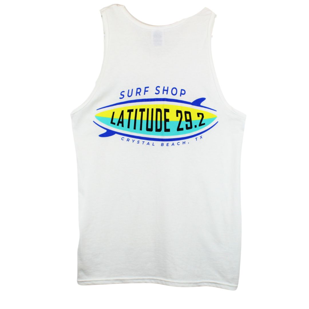Latitude 29.2 New Logo Tank, Color: White, Size: S