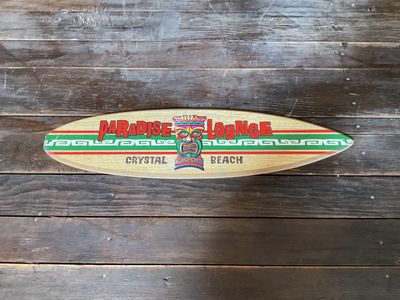 26" SURF BOARD - PARADISE LOUNGE-HORIZONTAL