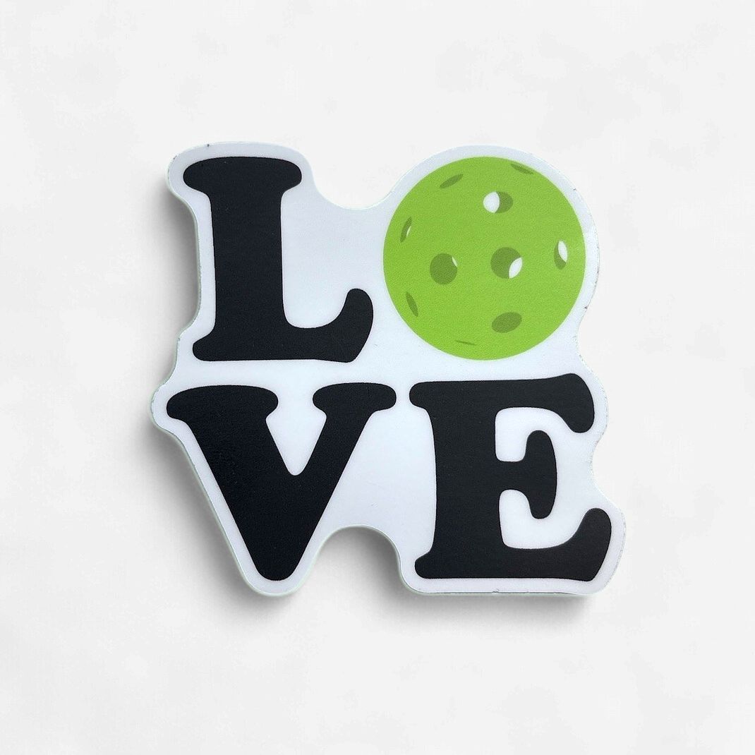 LOVE PICKLEBALL | STICKER