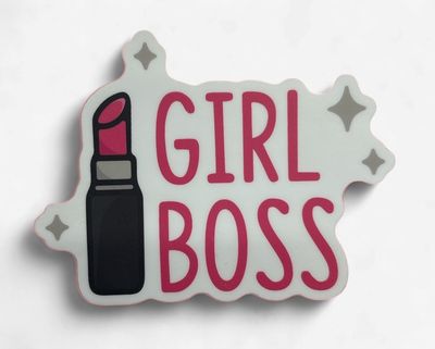 GIRL BOSS LIPSTICK | STICKER
