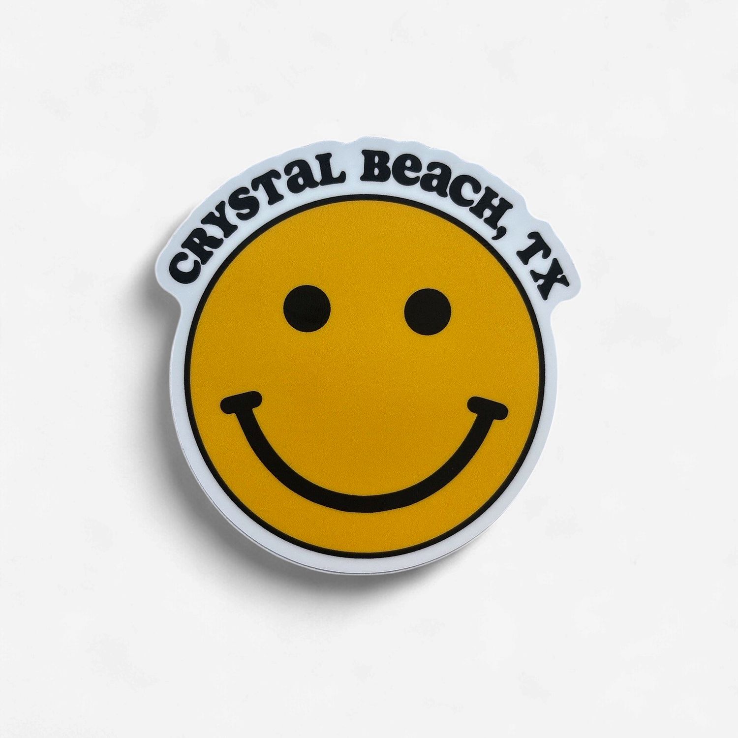 SMILEY - CRYSTAL BEACH, TX | STICKER