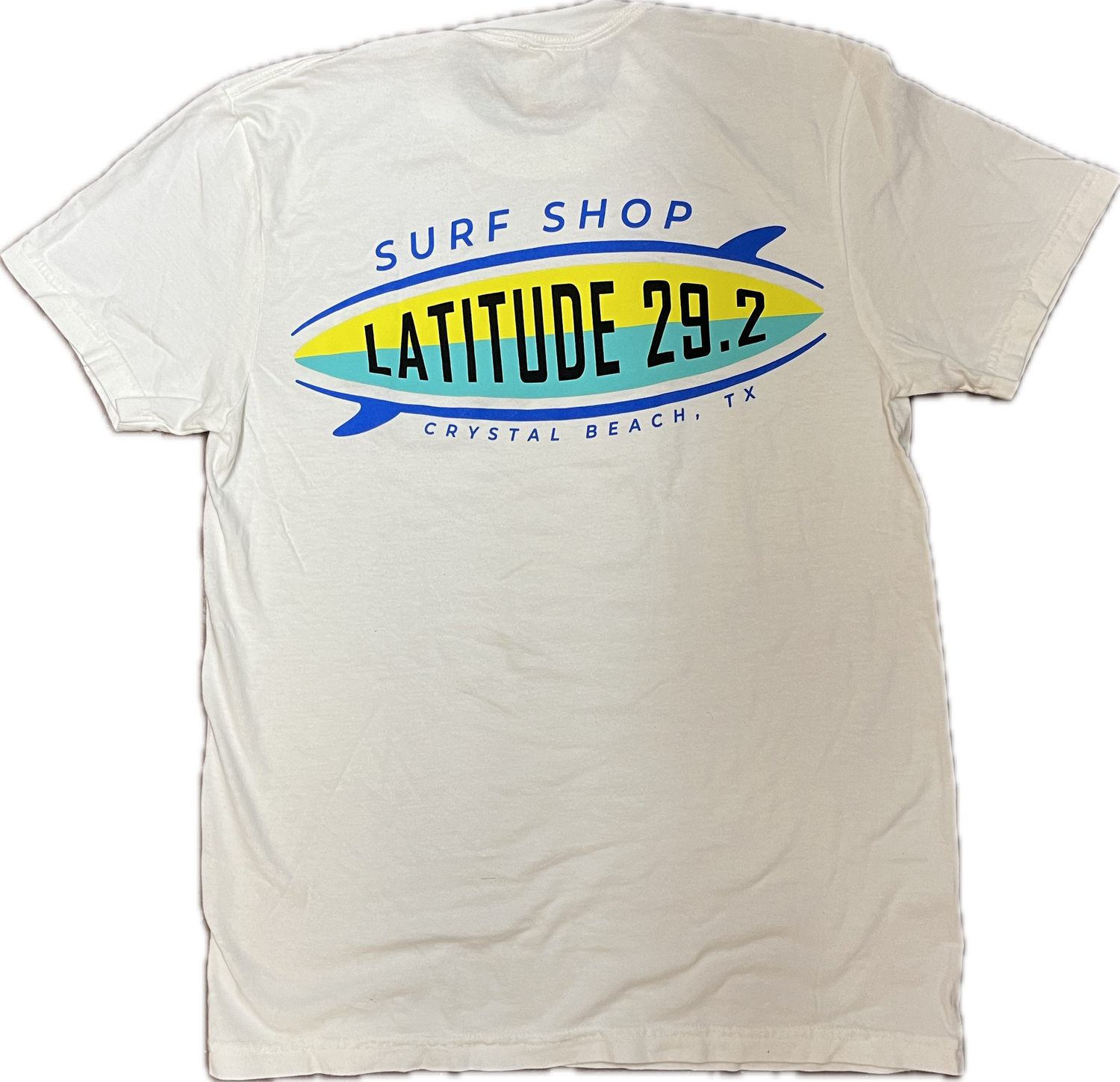 NEW LATITUDE LOGO SS, Color: White, Size: S