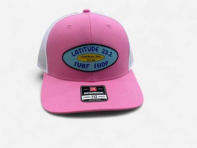 Richardson 112 Latitude OG Logo Hot Pink/White