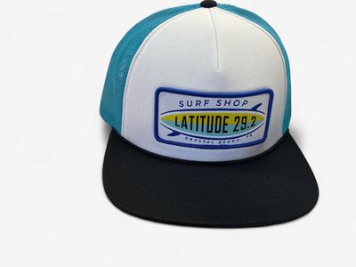 Richardson 112 Latitude Surf Shop White/Neon Blue/Black