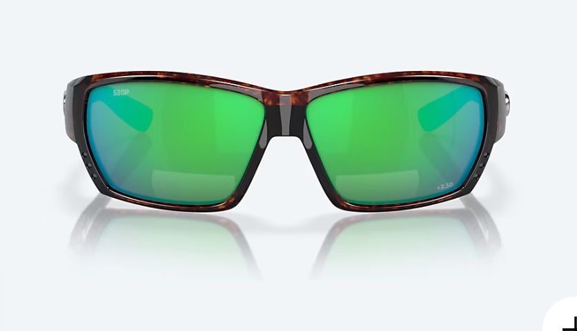 COSTA TUNA ALLEY READERS TORTOISE GREEN MIRROR 580P