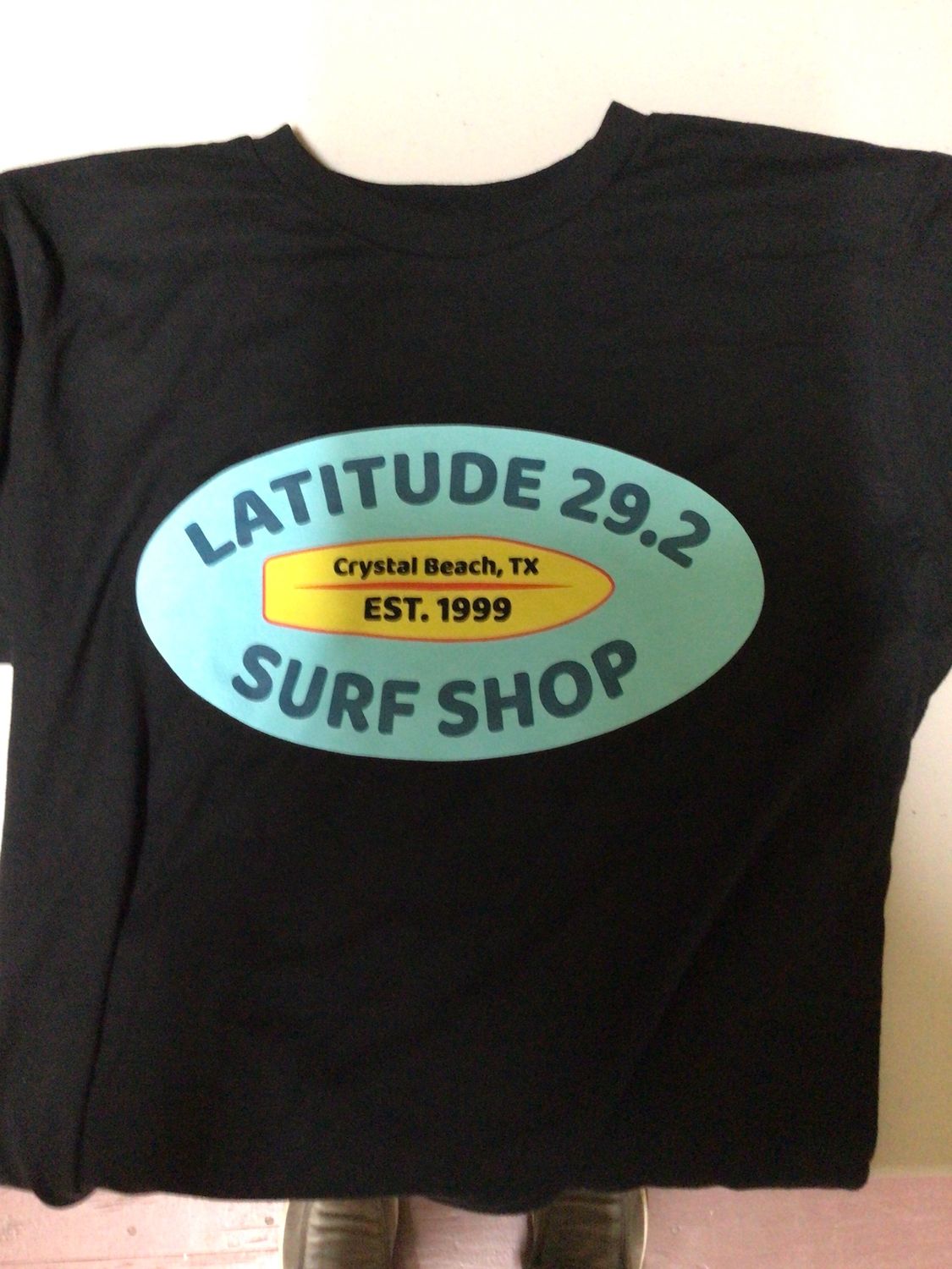 BFL LATITUDE LOGO TEE, Color: Black, Size: XS