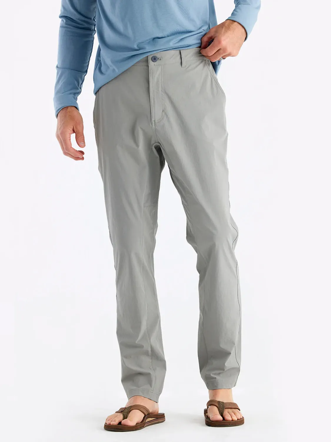 FREE FLY MEN'S LATITUDE PANT, Color: Cement, Size: S