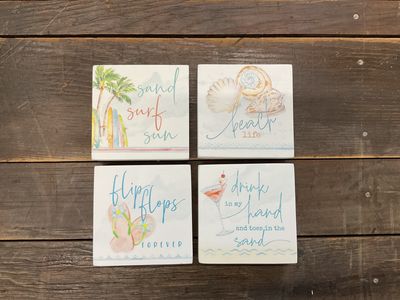 BEACH LIFE WOOD BLOCK COLLECTION