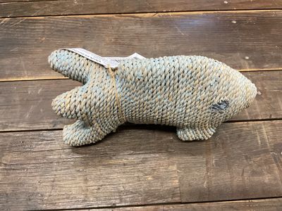 9" WEAVED FISH IN BLUE FINISH