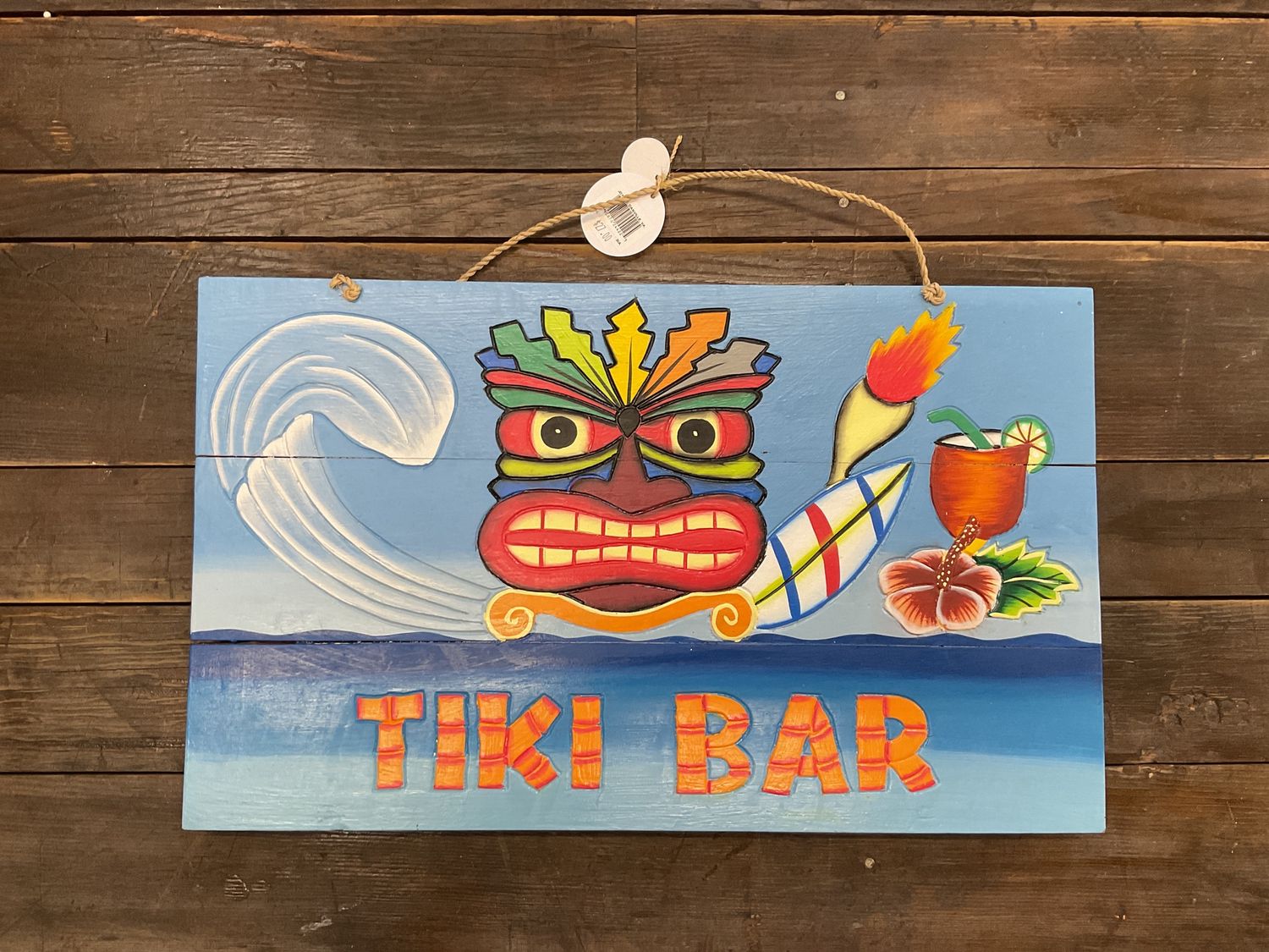 19-1/2" TIKI BAR SIGN