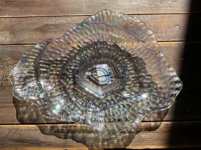 15" OYSTER SHELL PLATE