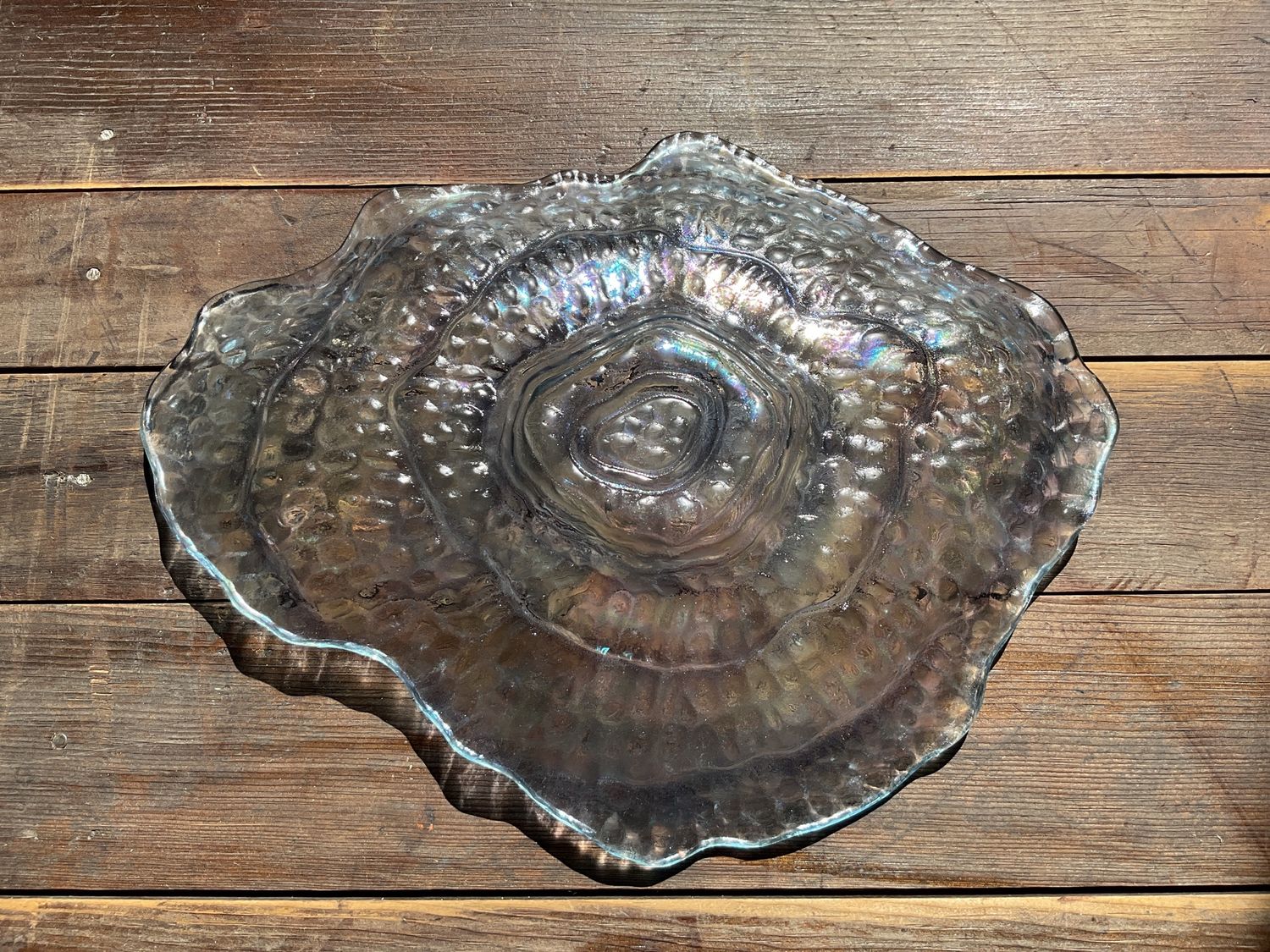 15" OYSTER SHELL PLATE