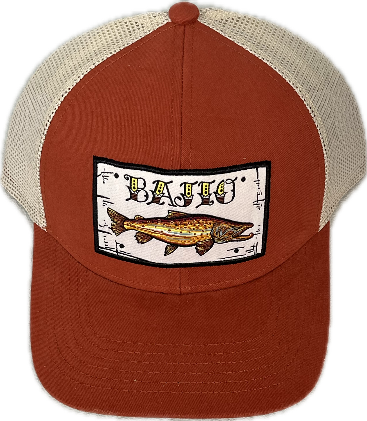 BAJIO HAT, Style: Brown King Salmon Trucker