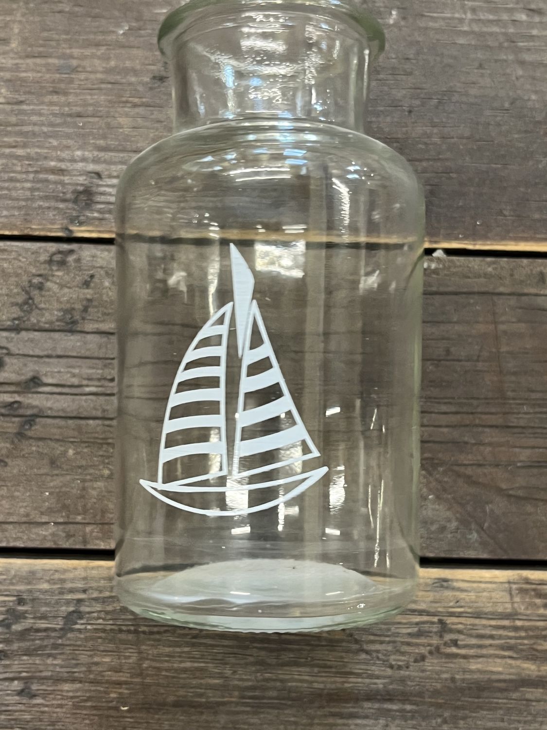 GLASS JAR FOR SHELLS