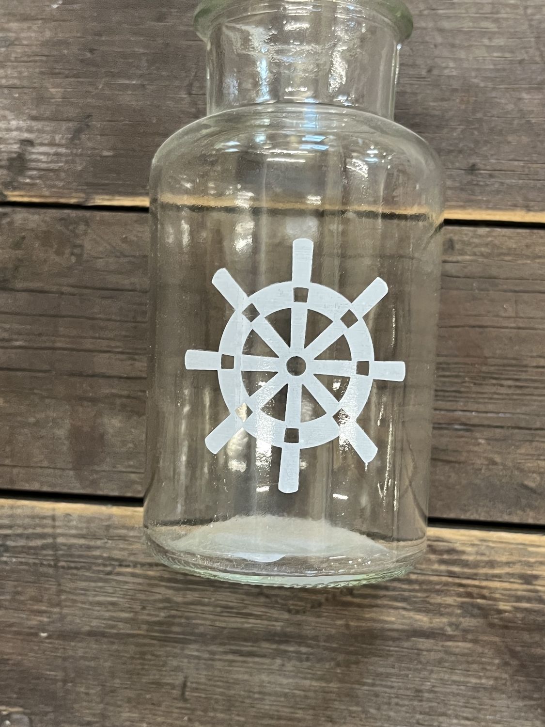 GLASS JAR FOR SHELLS