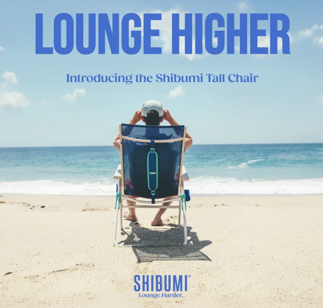 SHIBUMI TALL CHAIR SEA BLUE