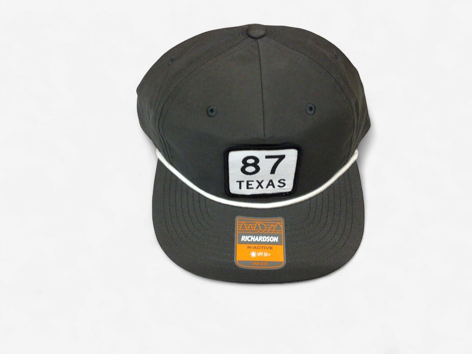 RICHARDSON 256 TX 87 CHARCOAL W/WHITE ROPE