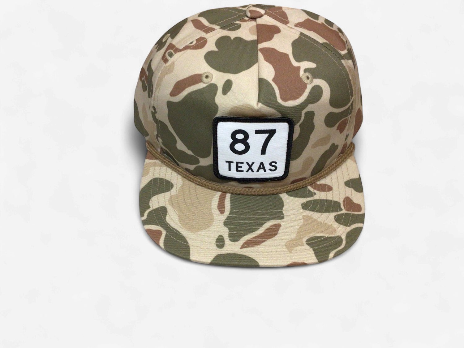RICHARDSON 256P TX 87 HARVEST CAMO W/ LIGHT BROWN ROPE