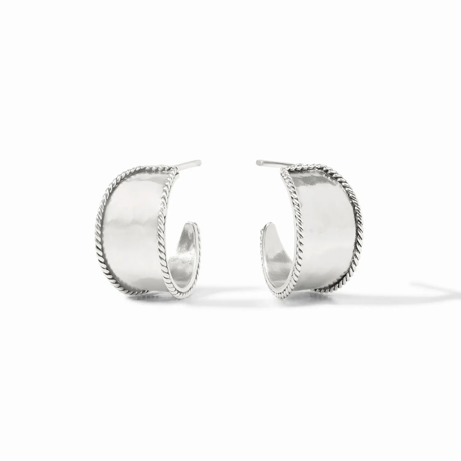 JULIE VOS SAVOY HOOP SILVER-M