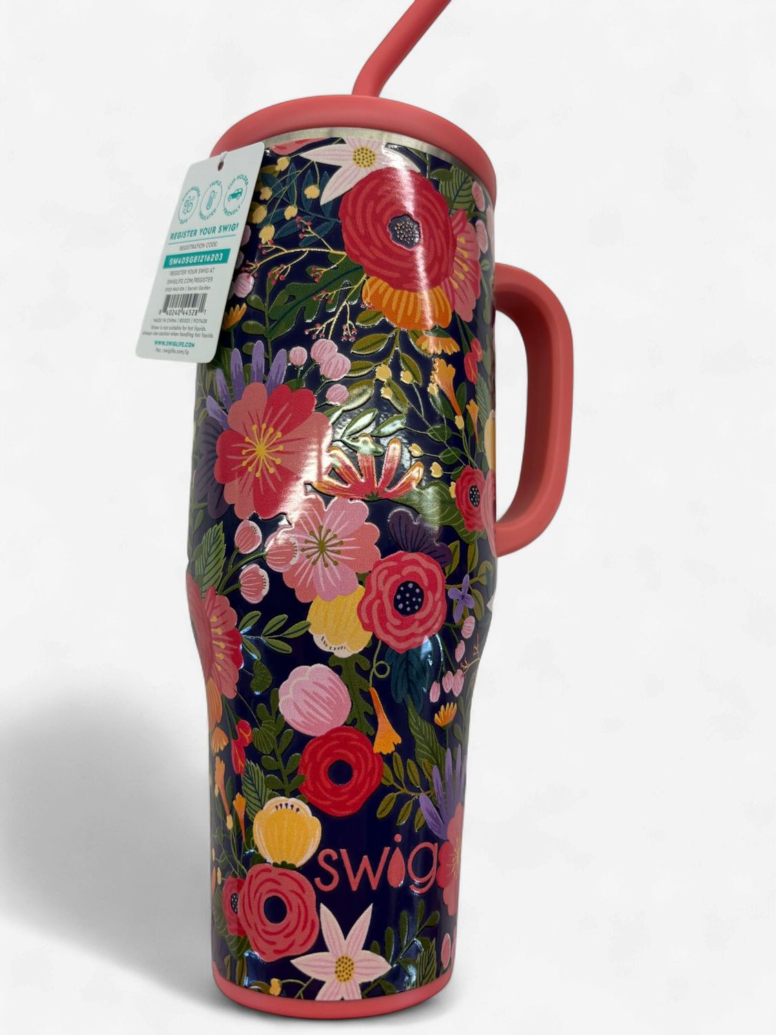 SWIG SECRET GARDEN MEGA MUG 40 OZ