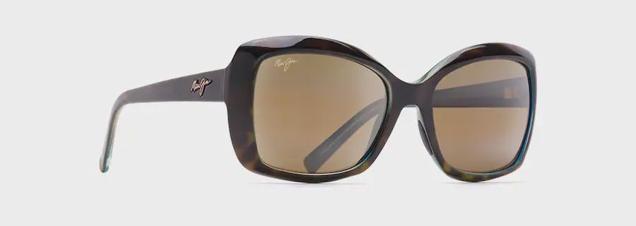 Maui Jim Orchid Tortoise with Peacock Frame Neutral Grey Lens
