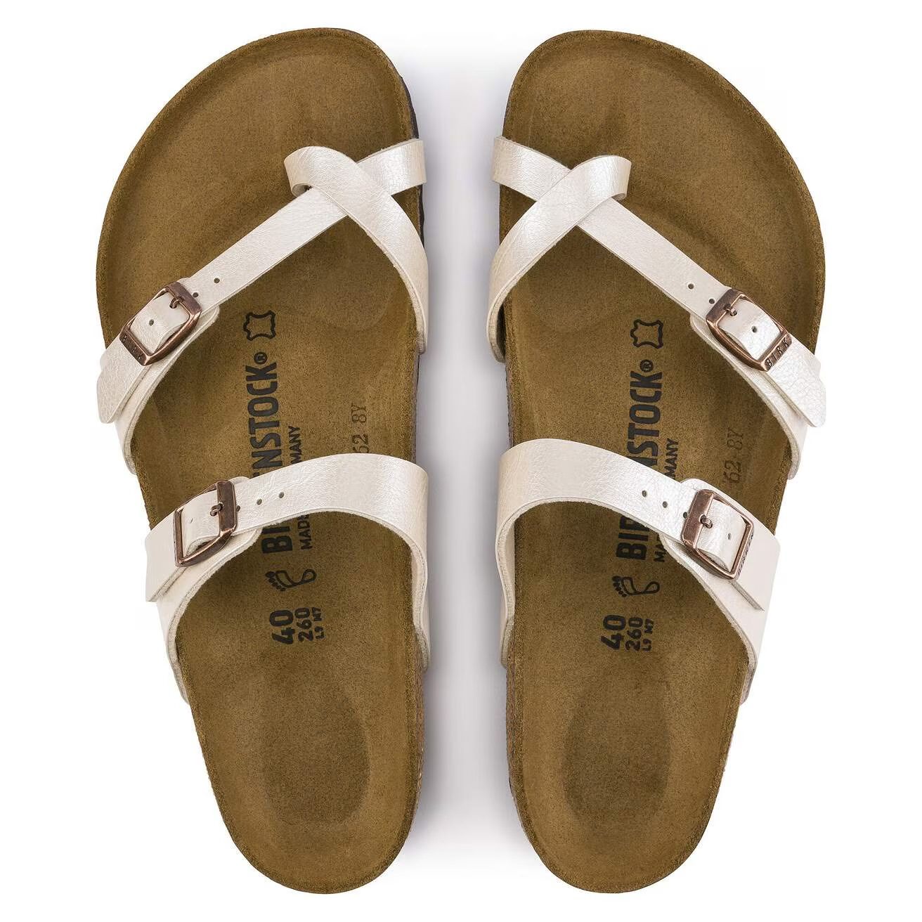 BIRKENSTOCK MAYARI BF GRACEFUL PEARL WHITE R