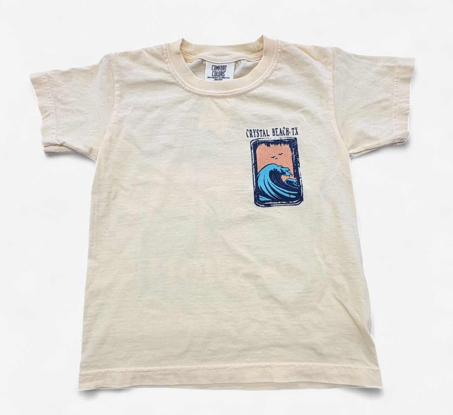 THE OCEAN IS MY PASSION YOUTH SS TEE- BUTTER
