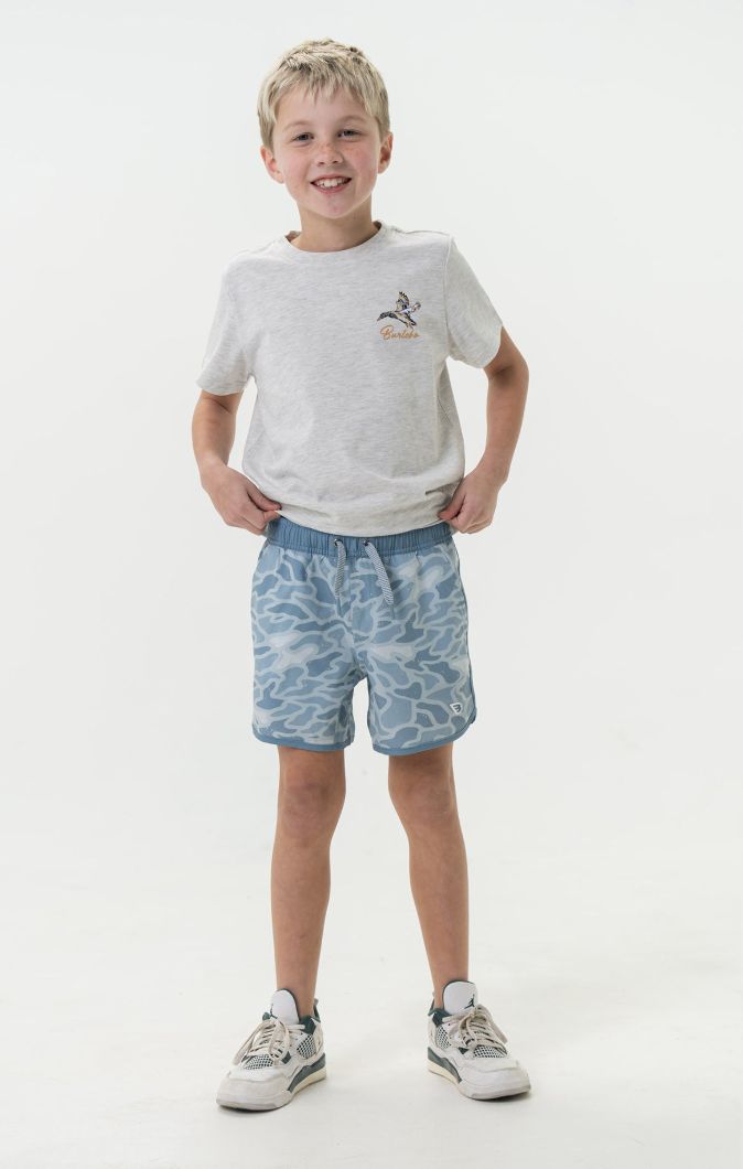 BURLEBO YOUTH - SWIM TRUNKS - SEASIDE CAMO