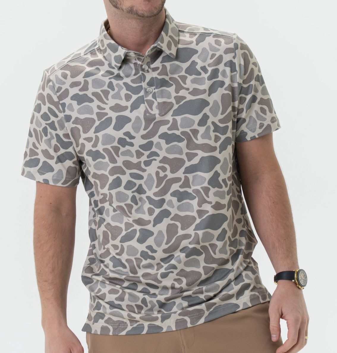 BURLEBO PERFORMANCE POLO - CLASSIC DEER CAMO